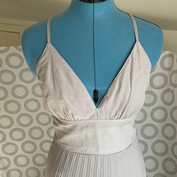 Formal Long Dress Crystal Doll Pleated 5 - Picture 3 of 12